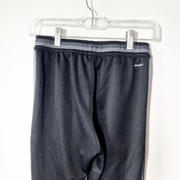 Adidas Sweatpants Black and gray pants Size M (youth) - Picture 8 of 11